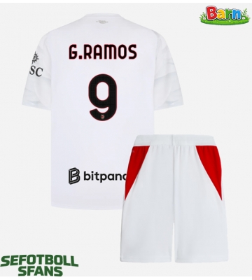 AC Milan Goncalo Ramos #9 Bortaställ Barn 2026-27 Kortärmad (+ Korta byxor)